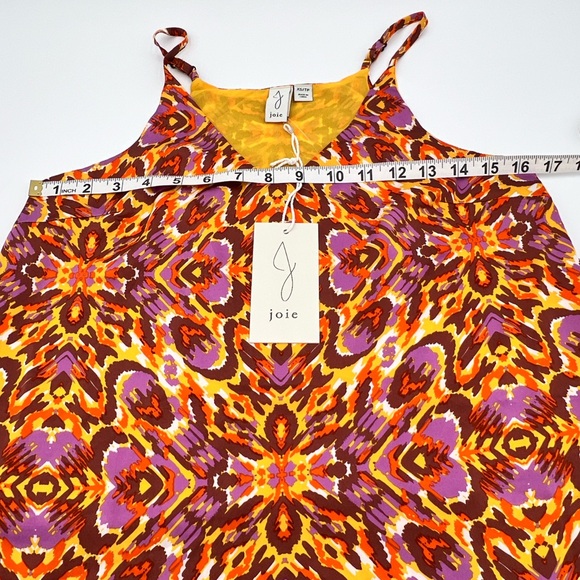 JOIE - Satin V-neck Tank Blouse - Picture 7 of 9